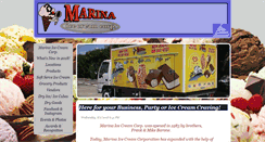 Desktop Screenshot of marinaicecream.com