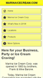 Mobile Screenshot of marinaicecream.com